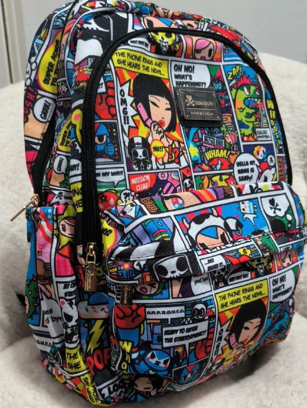TOKIDOKI ADIOS MultiColor Backpack - Picture 9 of 12